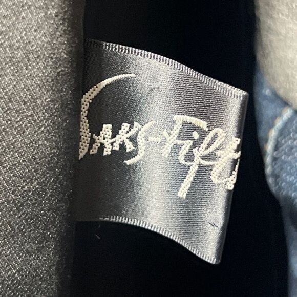 Saks Fifth Avenue Vintage Navy Fur Coat "Chicken and Egg"  OOAK - Picture 8 of 8